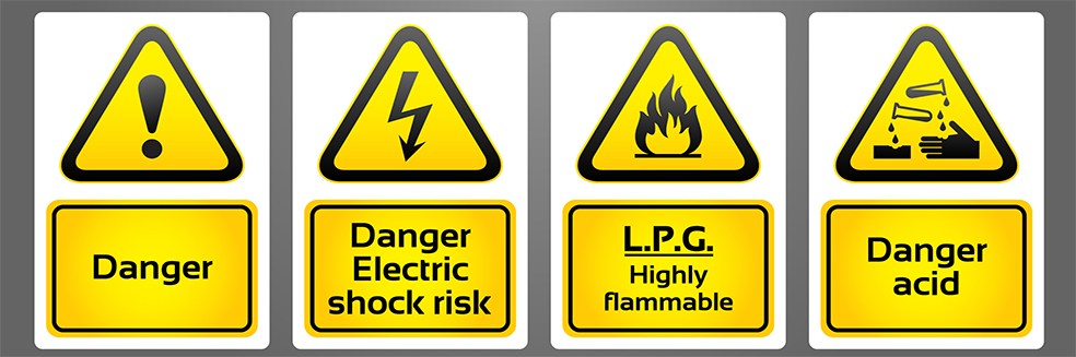 Hazard Warning Labels Retail Labels